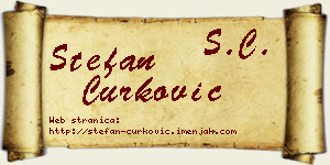 Stefan Ćurković vizit kartica